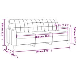 Canapea VidaXL 359100 (Dark Grey) Thumb