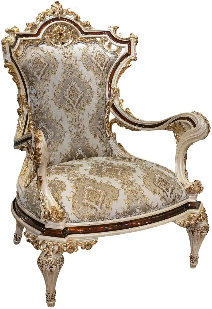 Living Charme&Luxe Furniture Basak №9 (Beige Marble/Gold/Gray)