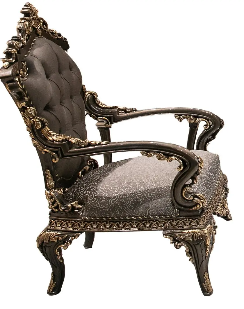 Living Charme&Luxe Furniture Lotus №9 (Gray/Gold/Brown)