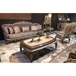Living Charme&Luxe Furniture Nida №9 (Gray/Gold/Brown) Thumb