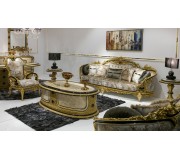 Living Charme&Luxe Furniture Paris №9 (Gold/Gray-Beige/Black)