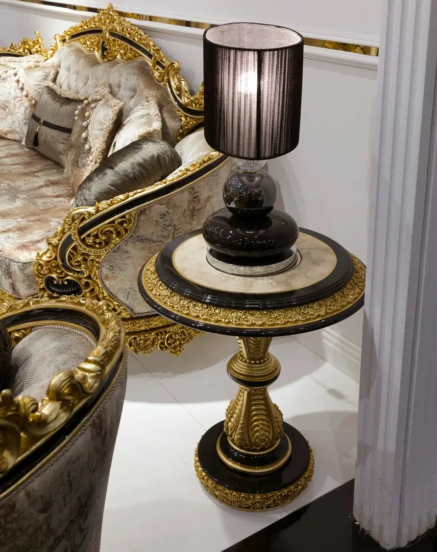 Living Charme&Luxe Furniture Paris №9 (Gold/Gray-Beige/Black)