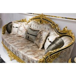 Living Charme&Luxe Furniture Paris №9 (Gold/Gray-Beige/Black) Thumb