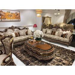 Living Charme&Luxe Furniture Riva №9 (Brown/Gold/Cappuccino) Thumb