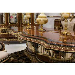 Living Charme&Luxe Furniture Riva №9 (Brown/Gold/Cappuccino) Thumb