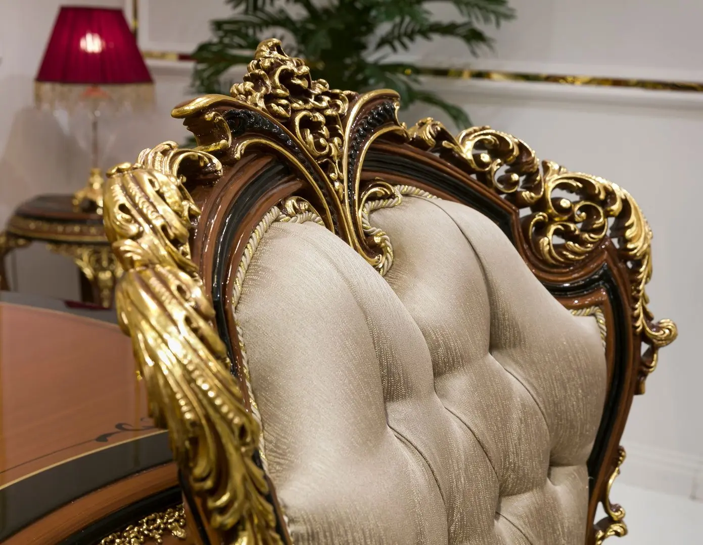 Living Charme&Luxe Furniture Riva №9 (Brown/Gold/Cappuccino)