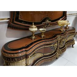 Living Charme&Luxe Furniture Riva №9 (Brown/Gold/Cappuccino) Thumb