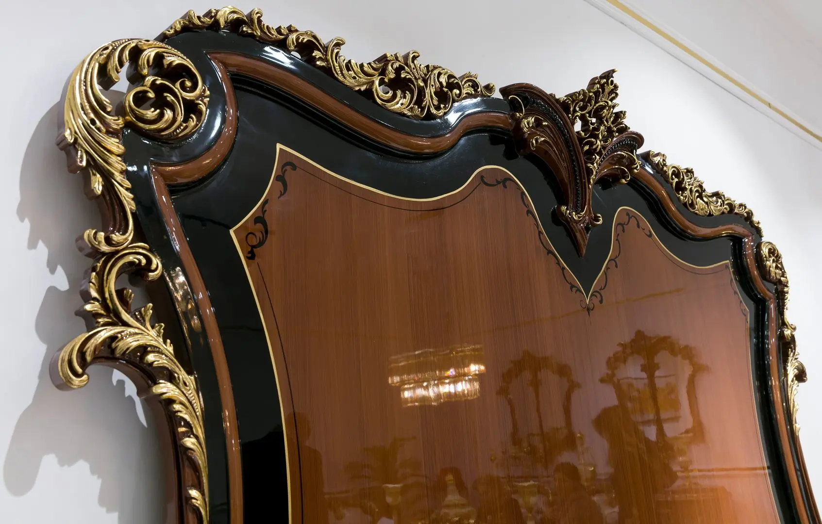 Living Charme&Luxe Furniture Riva №9 (Brown/Gold/Cappuccino)