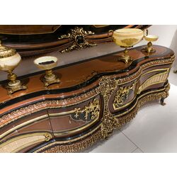 Living Charme&Luxe Furniture Riva №9 (Brown/Gold/Cappuccino) Thumb