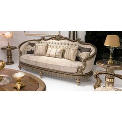 Living Charme&Luxe Furniture Venedik №9 (Dark Cappuccino/Gold/Brown) Thumb