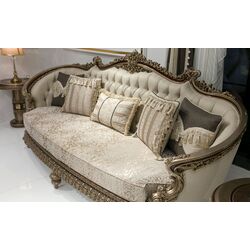 Living Charme&Luxe Furniture Venedik №9 (Dark Cappuccino/Gold/Brown) Thumb