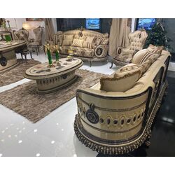 Living Charme&Luxe Furniture Versace №9 (Cappuccino/Gold/Dark Brown) Thumb