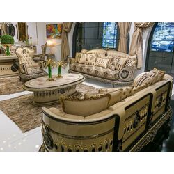 Living Charme&Luxe Furniture Versace №9 (Cappuccino/Gold/Dark Brown)