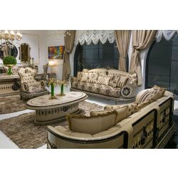 Living Charme&Luxe Furniture Versace №9 (Cappuccino/Gold/Dark Brown) Thumb