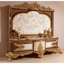 Living Charme&Luxe Furniture Zeren G №9 (Cream/Gold/Brown) Thumb