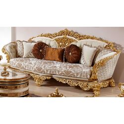 Living Charme&Luxe Furniture Zeren G №9 (Cream/Gold/Brown) Thumb