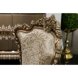 Set de mobilier pentru sufragerie Charme&Luxe Furniture Venedik №10 (Dark Cappuccino/Gold/Brown) Thumb
