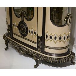 Set de mobilier pentru sufragerie Charme&Luxe Furniture Versace №12 (Cappuccino/Gold/Dark Brown) Thumb