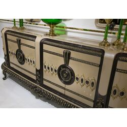 Set de mobilier pentru sufragerie Charme&Luxe Furniture Versace №12 (Cappuccino/Gold/Dark Brown) Thumb