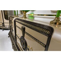 Set de mobilier pentru sufragerie Charme&Luxe Furniture Versace №12 (Cappuccino/Gold/Dark Brown) Thumb