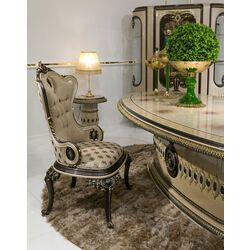 Set de mobilier pentru sufragerie Charme&Luxe Furniture Versace №12 (Cappuccino/Gold/Dark Brown) Thumb