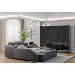 Многофункциональная кровать Allure Dorwell 240x290x100 Nubuck (Anthracite) Thumb