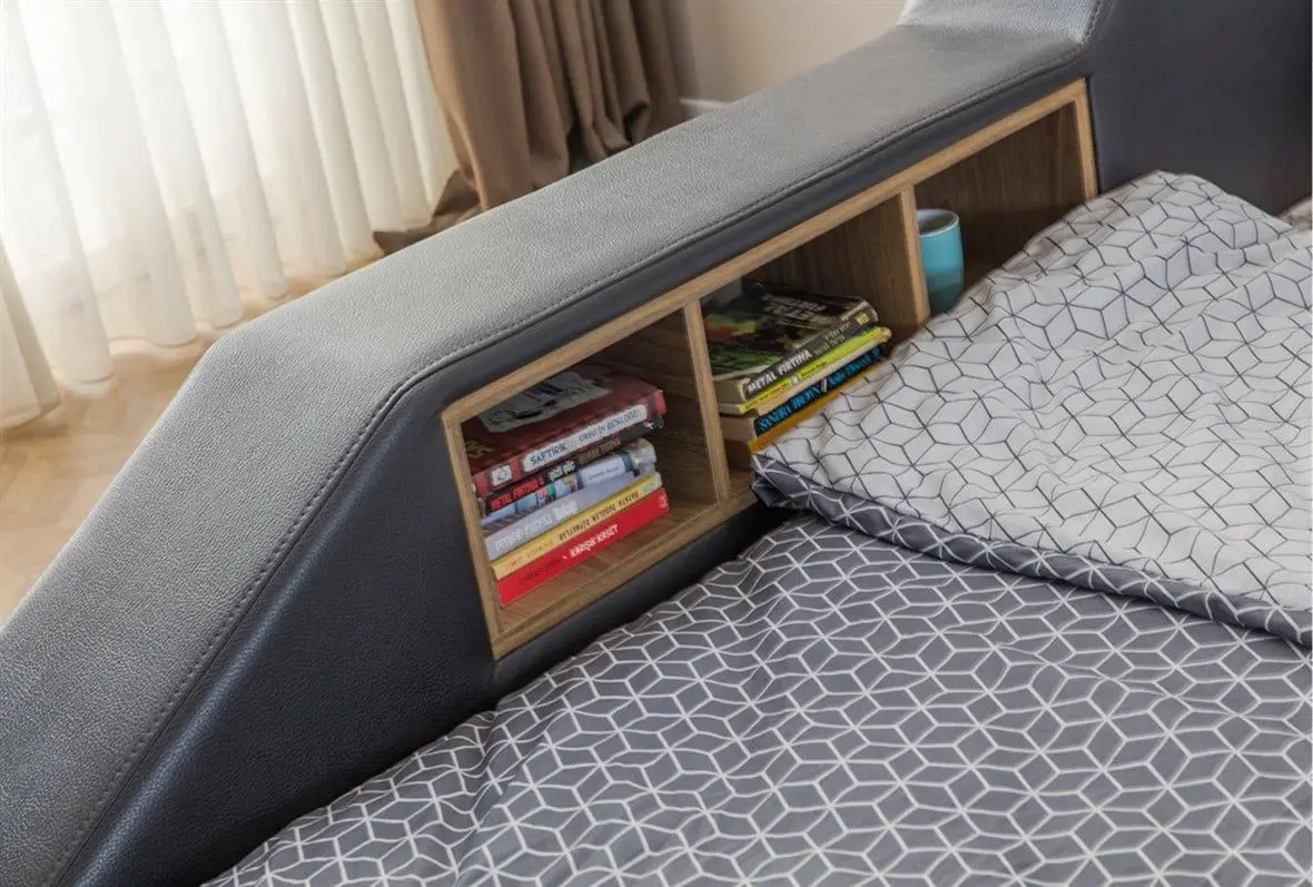 Многофункциональная кровать Allure Dorwell 240x290x100 Nubuck (Anthracite)