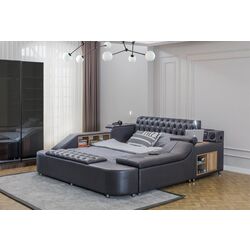 Многофункциональная кровать Allure Dorwell 240x290x100 Nubuck (Anthracite)