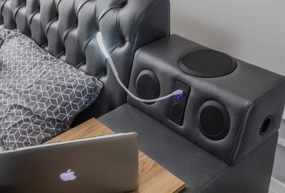 Многофункциональная кровать Allure Dorwell 240x290x100 Nubuck (Anthracite)