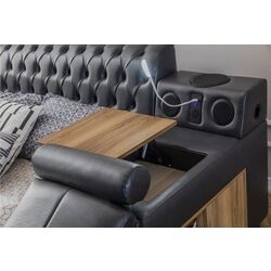 Многофункциональная кровать Allure Dorwell 240x290x100 Nubuck (Anthracite) Thumb