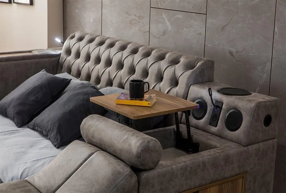 Pat multifunctional Allure Dorwell 240x290x100 Nubuck (Grey-Brown)