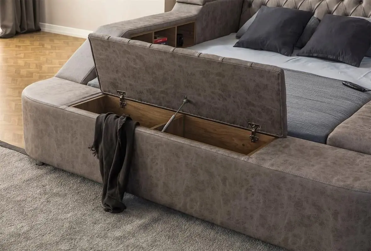 Pat multifunctional Allure Dorwell 240x290x100 Nubuck (Grey-Brown)