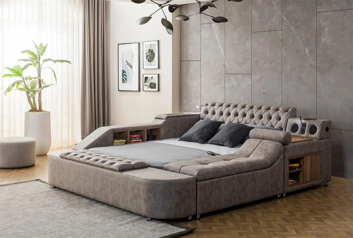 Pat multifunctional Allure Dorwell 240x290x100 Nubuck (Grey-Brown)