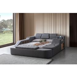 Многофункциональная кровать Allure Escalade 240x290x100 Nubuck (Anthracite)