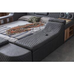 Многофункциональная кровать Allure Escalade 240x290x100 Nubuck (Anthracite) Thumb