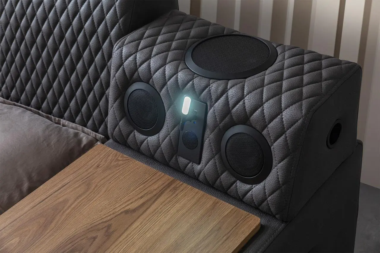 Многофункциональная кровать Allure Escalade 240x290x100 Nubuck (Anthracite)