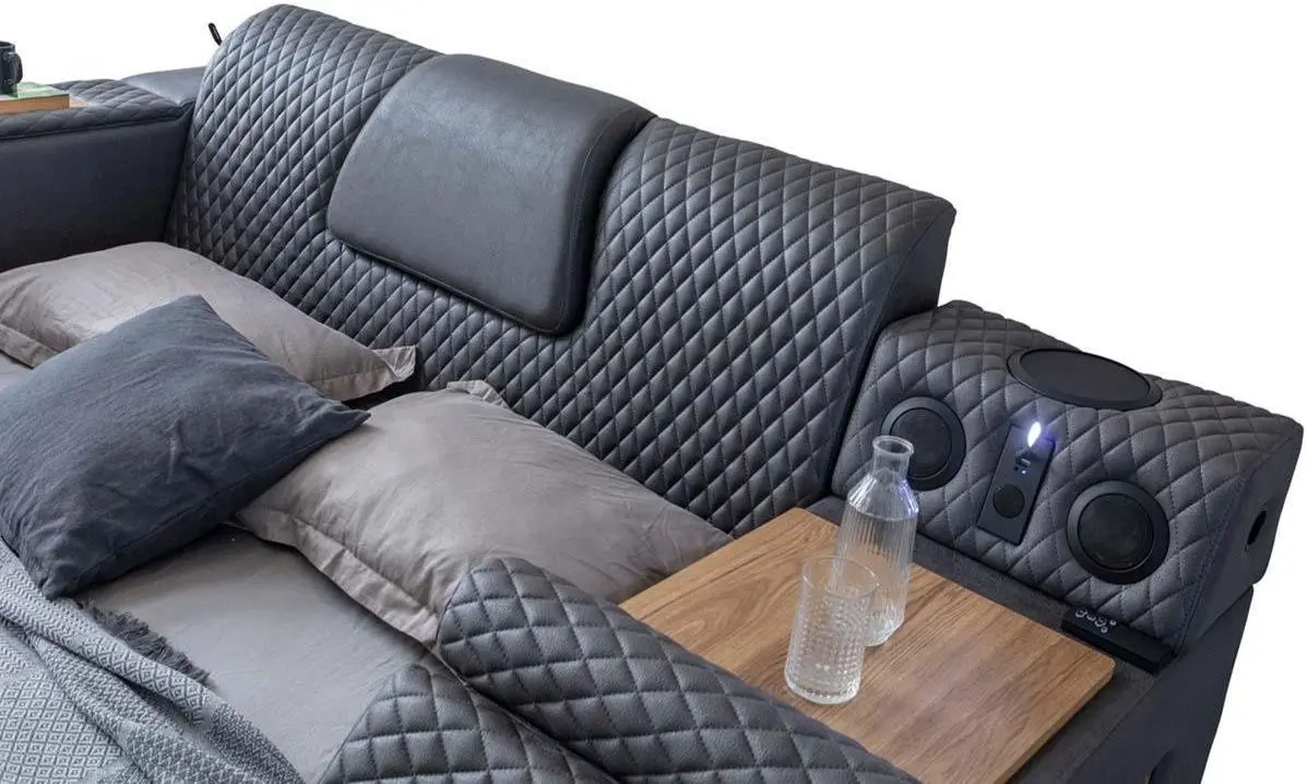 Многофункциональная кровать Allure Escape 240x275x100 Nubuck (Anthracite)