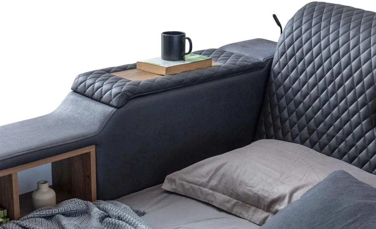 Многофункциональная кровать Allure Escape 240x275x100 Nubuck (Anthracite)