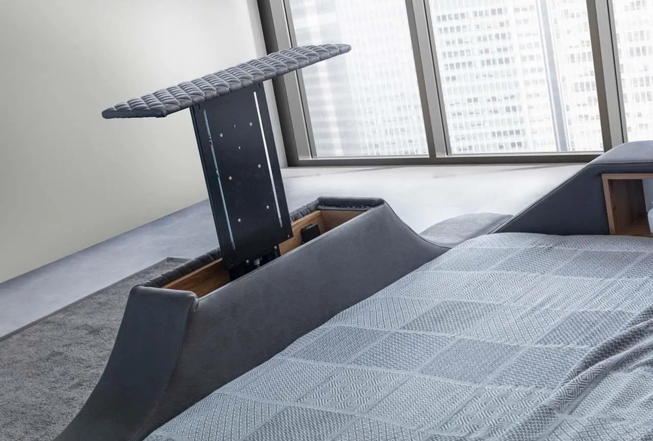 Многофункциональная кровать Allure Escape 240x275x100 Nubuck (Anthracite)