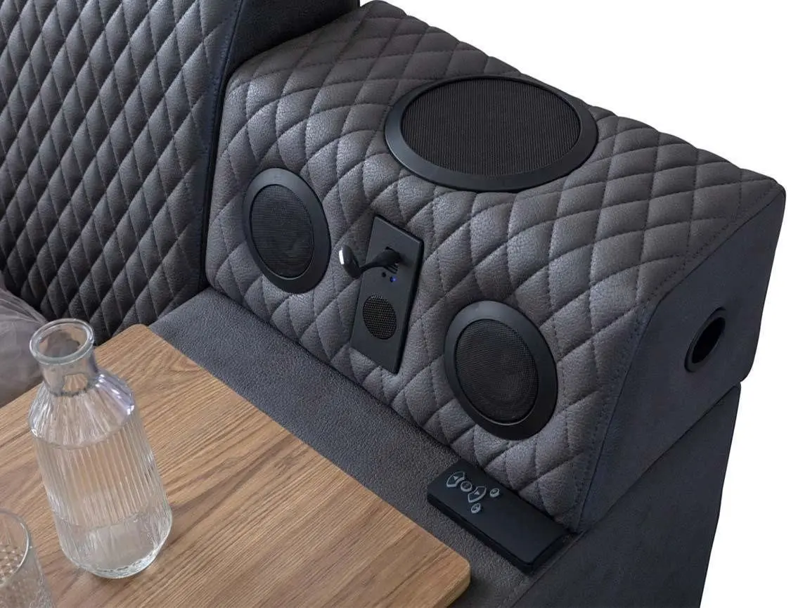 Многофункциональная кровать Allure Escape 240x275x100 Nubuck (Anthracite)