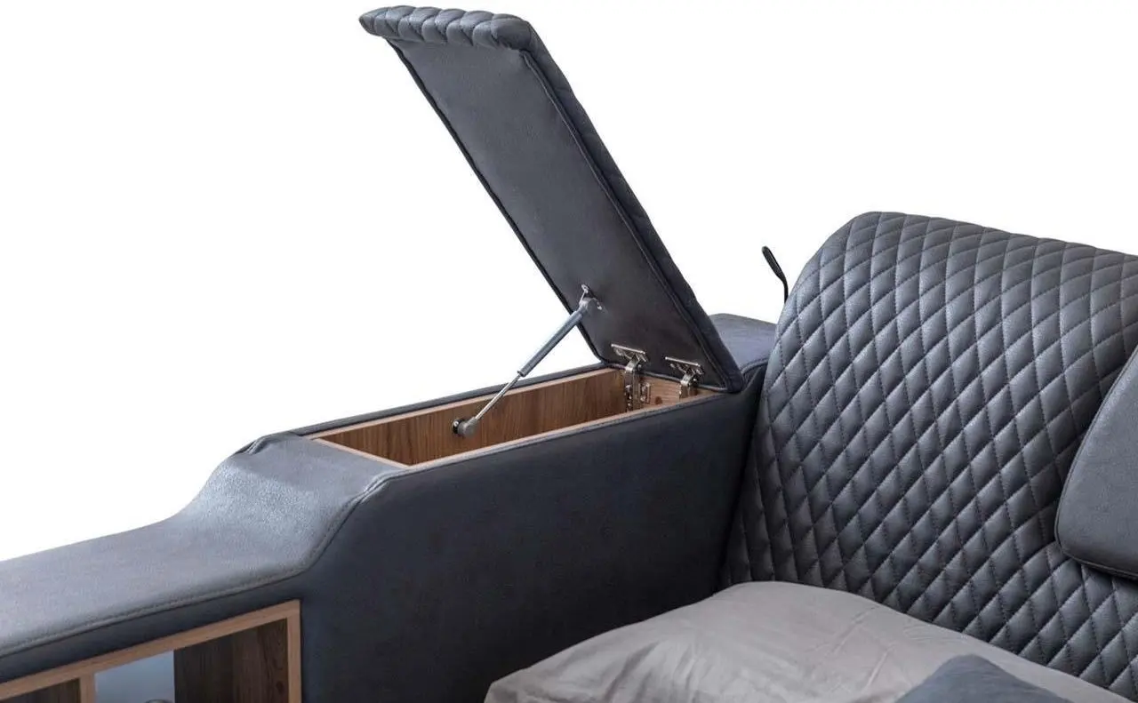 Многофункциональная кровать Allure Escape 240x275x100 Nubuck (Anthracite)