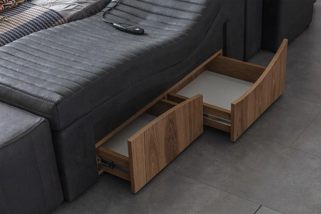 Pat multifunctional Allure Sunline 250x265x43 Nubuck (Anthracite)