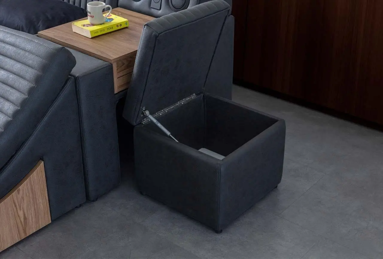 Pat multifunctional Allure Sunshine 240x265x43 Nubuck (Anthracite)