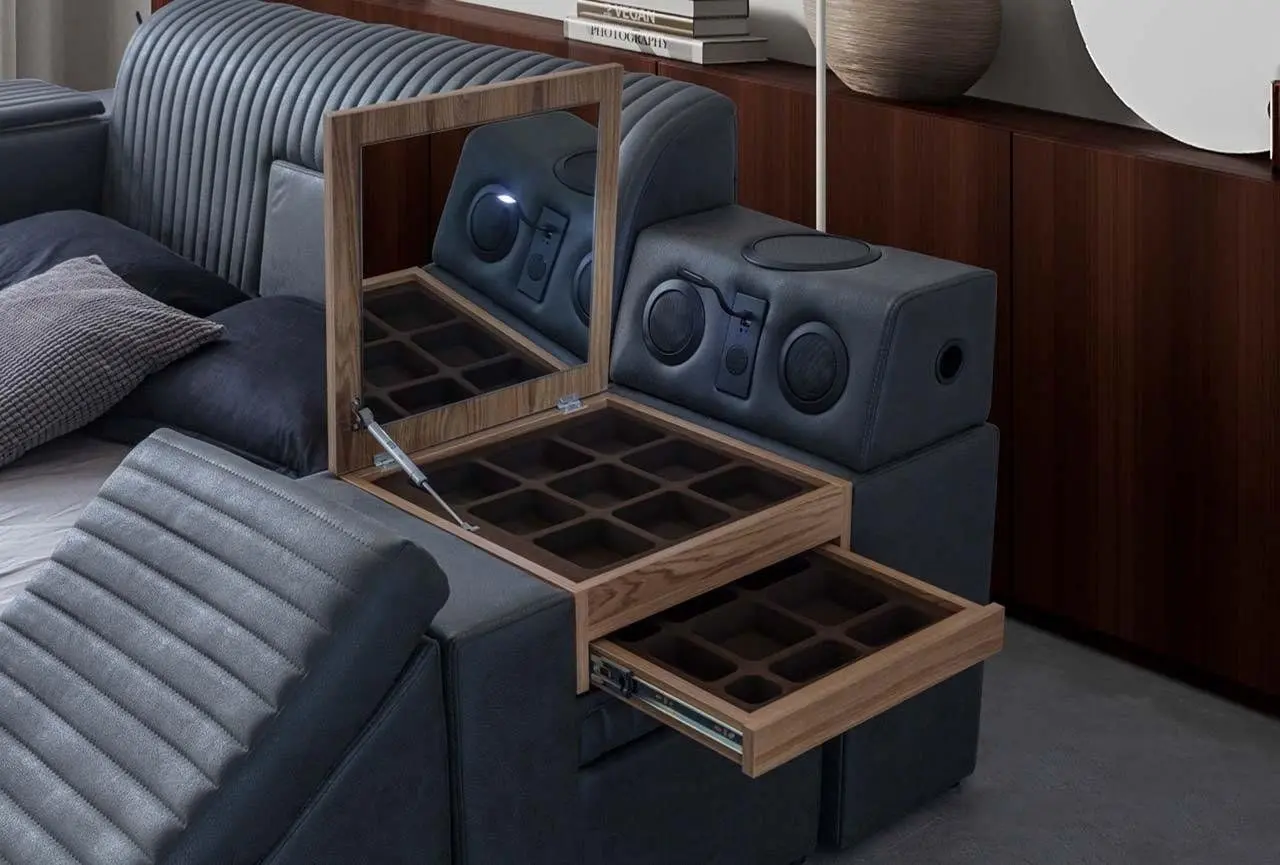 Pat multifunctional Allure Sunshine 240x265x43 Nubuck (Anthracite)