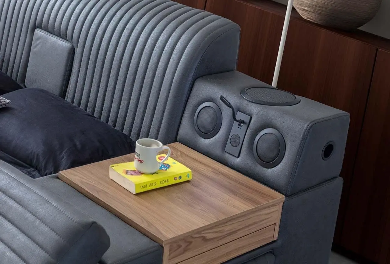 Pat multifunctional Allure Sunshine 240x265x43 Nubuck (Anthracite)