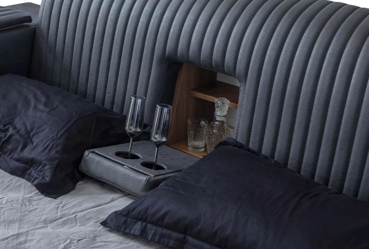 Pat multifunctional Allure Sunshine 240x265x43 Nubuck (Anthracite)