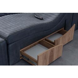 Pat multifunctional Allure Sunshine 240x265x43 Nubuck (Anthracite) Thumb