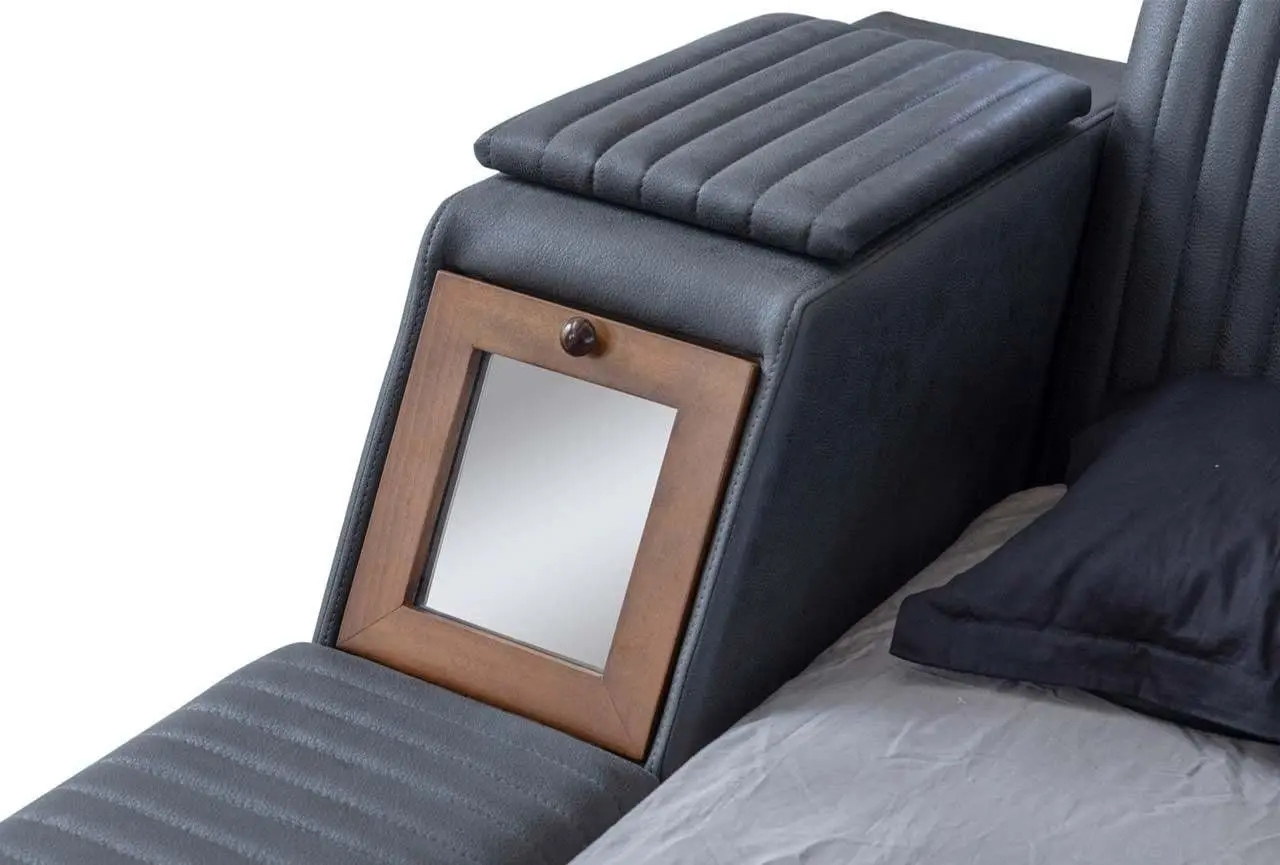 Pat multifunctional Allure Sunshine 240x265x43 Nubuck (Anthracite)