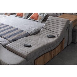 Pat multifunctional Allure Sunshine 240x265x43 Nubuck (Grey-Brown) Thumb