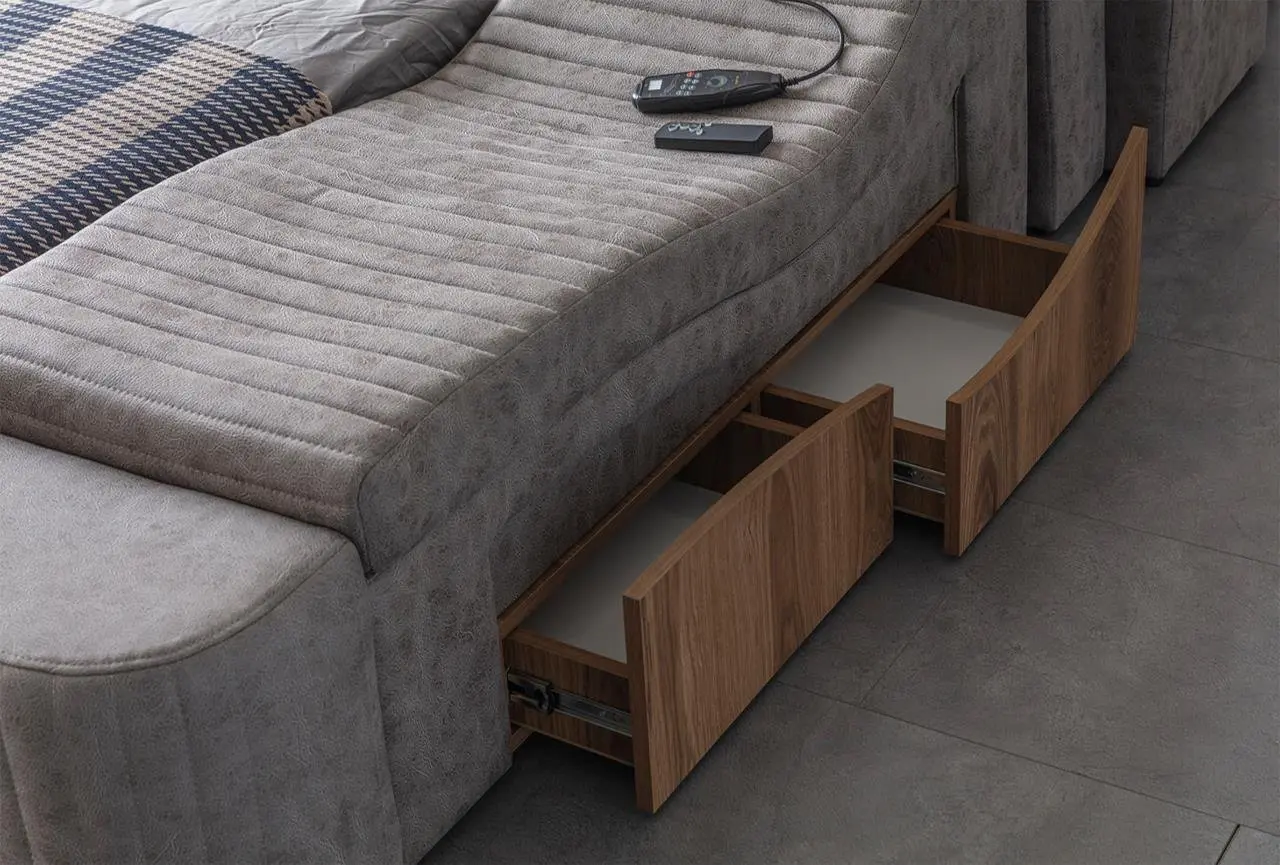 Pat multifunctional Allure Sunshine 240x265x43 Nubuck (Grey-Brown)